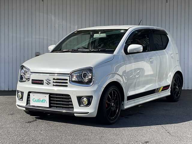 スズキ アルト ワークス 長野県 2020(令2)年 3.8万km ピュアホワイトP ４WD/マニュアル/メモリーナビフルセグTV/バックカメラ/純正１５インチアルミ/前2席レカロシート/車高調/純正サス積込/社外マフラー/コムテックドライブレコーダー/保証書・取説