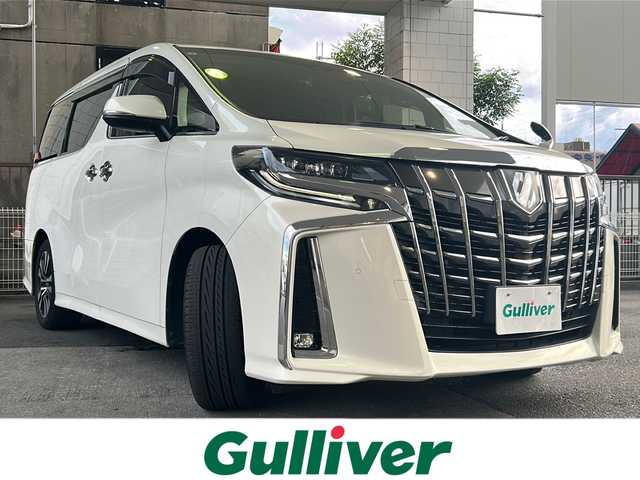 トヨタ アルファード S Cパッケージ 京都府 2019(令1)年 8.9万km ラグジュアリーホワイトパールクリスタルシャインガラスフレーク ワンオーナー /10インチ純正SDナビ/  (NSZN-Z68T)/12.1型フリップダウンモニター/  (V12T-R68C)/Bluetooth/CD/DVD再生機能有/本革/メモリーパワーシート/シートヒーター/エアシート/ステアリングヒーター /オットマン/BSM /禁煙 /両側パワースライドドア /前後コーナーセンサー /LEDヘッドライト /フロントフォグランプ/オートライト/オートマチックハイビーム/クルコン追従有 /レーンキープアシスト /前後ドライブレコーダー/純正AW18インチ/デジタルインナーミラー/ウィンカーミラー/アイドリングストップ/クリアランスソナー/フルセグTV/ドライブレコーダー