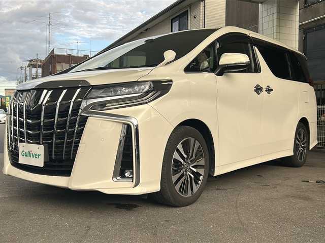 トヨタ アルファード S Cパッケージ 京都府 2019(令1)年 8.9万km ラグジュアリーホワイトパールクリスタルシャインガラスフレーク ワンオーナー /10インチ純正SDナビ/  (NSZN-Z68T)/12.1型フリップダウンモニター/  (V12T-R68C)/Bluetooth/CD/DVD再生機能有/本革/メモリーパワーシート/シートヒーター/エアシート/ステアリングヒーター /オットマン/BSM /禁煙 /両側パワースライドドア /前後コーナーセンサー /LEDヘッドライト /フロントフォグランプ/オートライト/オートマチックハイビーム/クルコン追従有 /レーンキープアシスト /前後ドライブレコーダー/純正AW18インチ/デジタルインナーミラー/ウィンカーミラー/アイドリングストップ/クリアランスソナー/フルセグTV/ドライブレコーダー