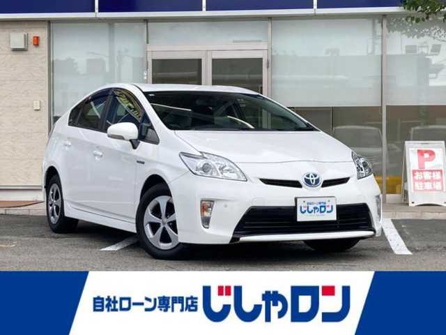 トヨタ プリウス L 静岡県 2013(平25)年 8.5万km スーパーホワイトⅡ (株)IDOMが運営する【じしゃロン焼津店】の自社ローン専用車両になります。こちらは現金またはオートローンご利用時の価格です。自社ローンご希望の方は別途その旨お申付け下さい /純正メモリナビ/（ワンセグＴＶ/Ｂｌｕｅｔｏｏｔｈ接続/ＣＤ/ミュージックサーバー）/バックカメラ/ＥＴＣ/プッシュスタート/オートライト
