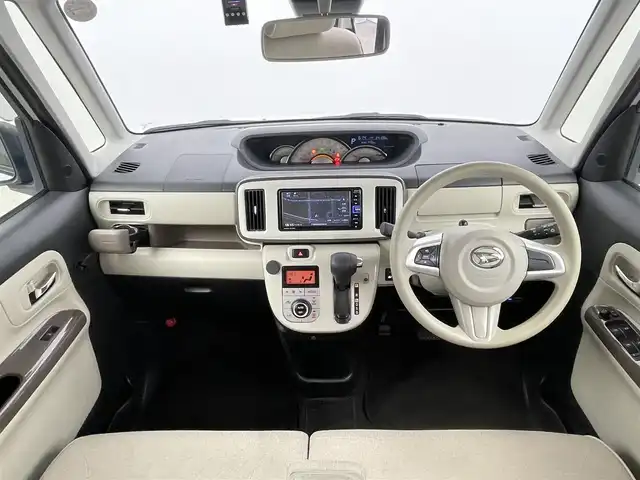 ダイハツ ムーヴ キャンバス G メイクアップ VS SAⅢ 千葉県 2022(令4)年 3.5万km パールホワイトⅢ/ナチュラルベージュマイカメタリック 2トーン 禁煙車/スマートアシストIII/・衝突回避支援ブレーキ/・オートハイビーム/・前後誤発進抑制機能/・先行車発進お知らせ機能/・車線はみ出し警報/・エマージェンシーストップシグナル/両側パワースライドドア/純正7インチナビ/CD/DVD/Bluetooth/フルセグ/アラウンドビューモニター/LEDオートライト/オートハイビーム/シートヒーター/アイドリングストップ/USBポート/プッシュスタート/スマートキー