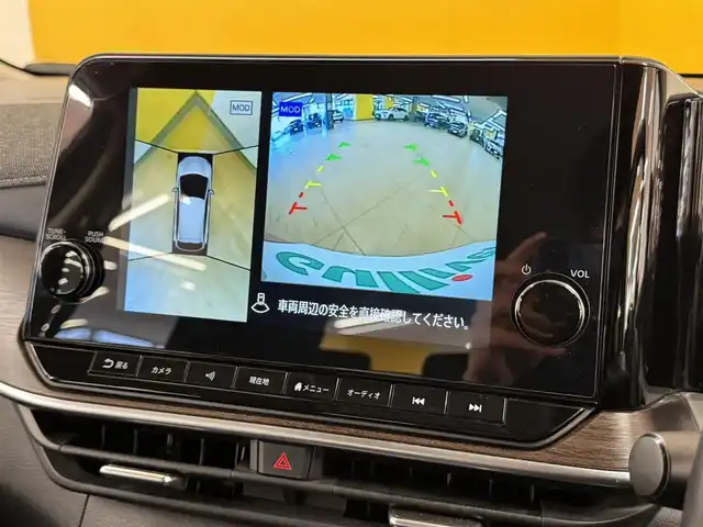 日産 オーラ G レザーエディション 群馬県 2022(令4)年 7.1万km ガーネットレッド/スーパーブラック 2トーン 安全性能/・プロパイロット/・エマージェンシーブレーキ/・車線逸脱防止支援/・ブラインドスポットモニター/・速度標識表示/・駐車支援/純正9インチメモリナビ/　　フルセグ/Bluetooth/    USB/HDMI/FM/AM/    AppleCarPlay/AndroidAuto/BOSEサウンド/アラウンドビューモニター/デジタルインナーミラー/オートLEDヘッドライト/フォグランプ/黒革シート/前席シートヒーター/ステアリングヒーター/置くだけ充電/スマートキー2本/純正フロアマット/純正17AW/前後ドライブレコーダー/ビルドインETC2.0