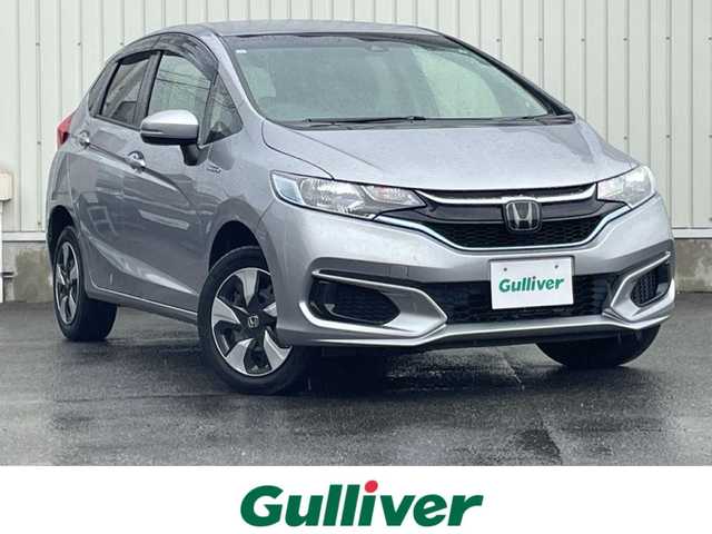 ホンダ フィット ハイブリット F 山形県 2017(平29)年 7.8万km ルナシルバーM 4WD/ホンダセンシング/メモリナビ/　　【CD USB AUX】/レーダークルーズコントロール/ワイパーデアイサー/電動格納ウィンカーミラー/スマートキー/ETC