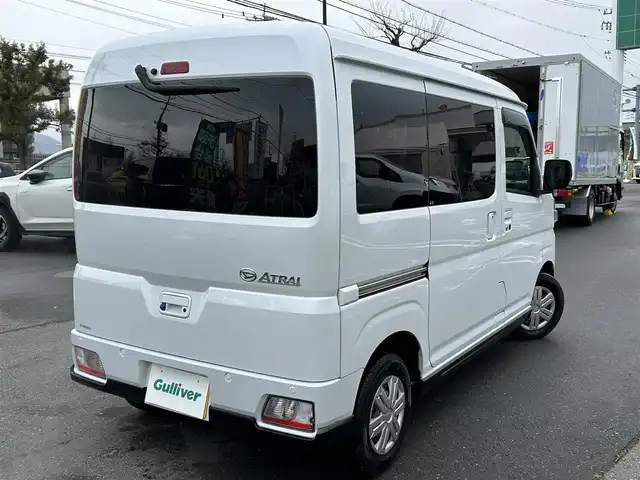 ダイハツ アトレー バン RS 長野県 2022(令4)年 0.9万km シャイニングホワイトパール フルセグテレビ/AM/FM/Bluetooth/iPod/USB/バックカメラ/アイドリングストップ/ETC/両側パワースライドドア/ドアバイザー/プッシュスタート/クルーズコントロール/スペアキー/コーナーセンサー/LEDヘッドライト/オートハイビーム/純正フロアマット/4WD/パワーウィンドウ