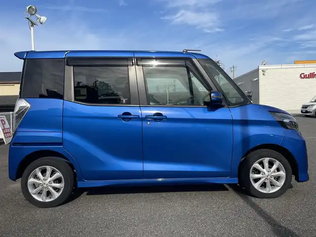 日産 デイズ ルークス ハイウェイスターX 愛媛県 2019(令1)年 3.2万km オーシャンブルーP SDナビ フルセグTV CD DVD BT AUX/アラウンドビューモニター/衝突被害軽減ブレーキ/レーンアシスト/オートマチックハイビーム/LEDオートヘッドライト/フォグライト/ドラレコ/2.0ETC/W サイド エアバッグ/コーナーセンサー/横滑り防止/サーキュレーター