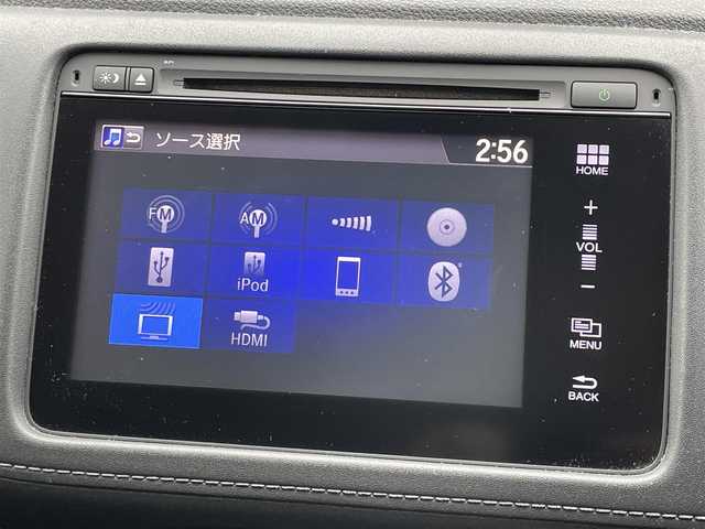 ホンダ ヴェゼル ハイブリッド Z 宮崎県 2014(平26)年 5.4万km ティンテッドシルバーM 衝突軽減ブレーキ　/純正ナビ/ＬＥＤ　/ＥＴＣ　/フルセグＴＶ　/クルーズコントロール　/スマートキー　/純正フロアマット　/純正アルミホイール　/ハーフレザー　/シートヒーター　/パドルシフト　/ドアバイザー