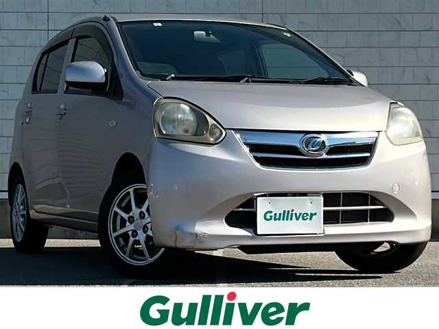 ダイハツ ミラ イース X メモリアルエディション 新潟県 2013(平25)年 6.8万km ライトローズマイカメタリック ワンオーナー/アイドリングストップ/ハロゲンヘッドライト/リモコンキー/CD/パワーステアリング/パワーウィンドウ/純正フロアマット/純正アルミホイール