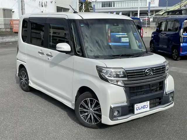 ダイハツ タント カスタム X トップED SAⅡ 山梨県 2016(平28)年 9.2万km パールホワイトⅢ (株)IDOMが運営する【じしゃロン○○店】の自社ローン対象車両になります。こちらは現金ご利用時の価格です。/自社ローンご希望の方は別途その旨お申付け下さい。/純正SDナビ（NSZN-W68D）/フルセグTV・CD/DVD・BT接続/バックカメラ/ドライブレコーダー/ハーフレザー/D席シートヒーター/両側パワースライドドア/スマートキーｘ２/純正フロアマット/純正15インチＡＷ