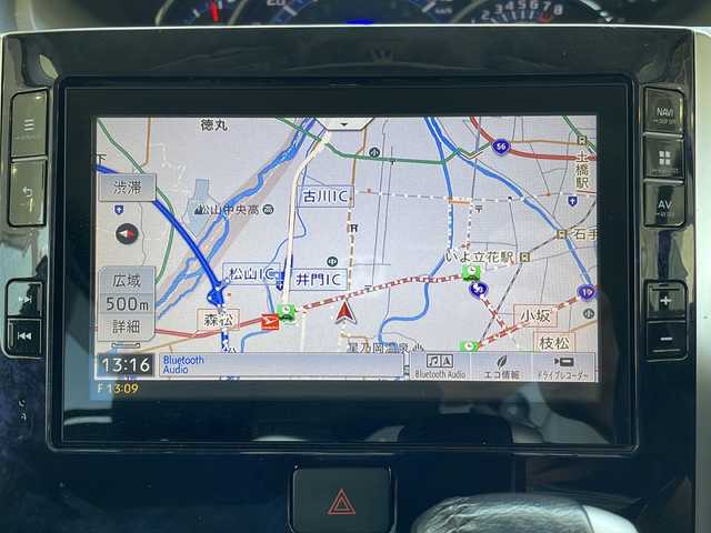 ダイハツ タント カスタム RS トップED SA Ⅲ 愛媛県 2017(平29)年 9.8万km パールホワイトⅢ 純正メモリナビ/（CD/DVD/SD/USB/BT/フルセグTV）/スマートキー/プッシュスタート/スマートアシスト３/バックカメラ/運転席シートヒーター/ハーフレザーシート/両側パワースライドドア/前方ドライブレコーダー/電動核のミラー/ステアリングスイッチ/レザーステアリング