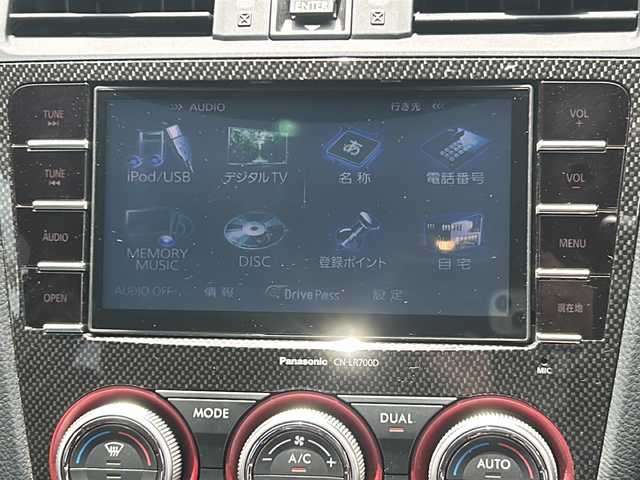 スバル ＷＲＸ ＳＴＩ STI 大阪府 2014(平26)年 6.3万km クリスタルブラックシリカ アプライドA型/ターボ　４ＷＤ　社外ナビ　ＣＤ　ＤＶＤ　ＢＴ　フルセグＴＶ　バックカメラ　　ドラレコ　　革シート　前席シートヒーター　　前席パワーシート　　オートライト　ＥＴＣ　スマートキー