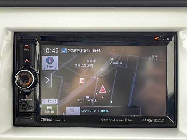 スズキ ハスラー X 宮城県 2015(平27)年 6.7万km フェニックスレッドパール/ブルーイッシュブラックパール ４WD/純正ナビ（クラリオンGCX514AVライトナビゲーション）/（Bluetooth/CD/DVD/ワンセグTV/SD/AUX/iPod）/純正アルミホイール/純正フロアマット/ETC/シートヒーター/ドアバイザー/パワーウィンドウ/スマートキー/プッシュボタン/アイドリングストップ/ABS/ヒルディセントコントロール/グリップコントロール/横滑り防止装置/衝突被害軽減システム/オートライト/フォグランプ