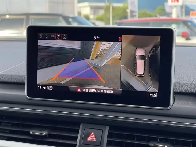 アウディ Ａ４ アバント 2.0TFSIクワトロスポーツ 山梨県 2017(平29)年 5.5万km クォーツグレーM Bang＆Olufsen /マトリクスLED /アシスタンス/純正ＭＭＩナビ/全周囲カメラ/ＢＴ/フルセグ/ＣＤ/ＤＶＤ/バーチャルＣ/ＡＣＣ/ＢＳＡ/ＬＫＡ/Ａライト/Ａハイビーム/黒半革/シートＨ/Ｐシート/Ｐバックドア/前後ドラレコ/ＥＴＣ/保証書
