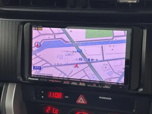 トヨタ ８６ GT 愛知県 2012(平24)年 6.3万km サテンホワイトパール 禁煙車/7インチナビ/（Bluetooth/CD/DV/フルセグTV) /【品番：CN-H510D】/ETC/純正17インチアルミホイール/横滑り防止装置/純正フロアマット/LEDヘッドライト/オートライト/フォグランプ/MTモード付AT/パドルシフト/スペアタイヤ【スタッドレスアルミホイール4本】/オートエアコン/パワーウインドウ