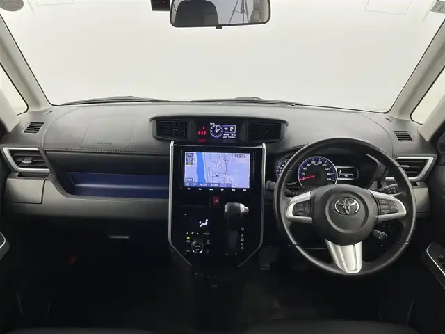 トヨタ ルーミー カスタムG－T 福井県 2019(平31)年 5.3万km レーザーブルークリスタルシャイン 純正9インチナビ 型番：NSZT-Y68T/【CD/DVD/AMFM/BT/TV】/バックカメラ/両側パワースライドドア/クルーズコントロール/LEDヘッドライト/LEDフォグランプ/オートライト/前後コーナーセンサー/前後ドライブレコーダー/後席サンシェード/スマートアシストII/前席シートヒーター