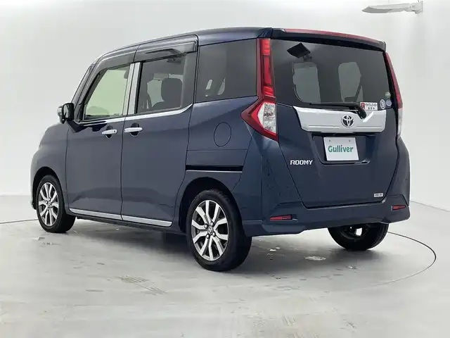 トヨタ ルーミー カスタムG－T 福井県 2019(平31)年 5.3万km レーザーブルークリスタルシャイン 純正9インチナビ 型番：NSZT-Y68T/【CD/DVD/AMFM/BT/TV】/バックカメラ/両側パワースライドドア/クルーズコントロール/LEDヘッドライト/LEDフォグランプ/オートライト/前後コーナーセンサー/前後ドライブレコーダー/後席サンシェード/スマートアシストII/前席シートヒーター