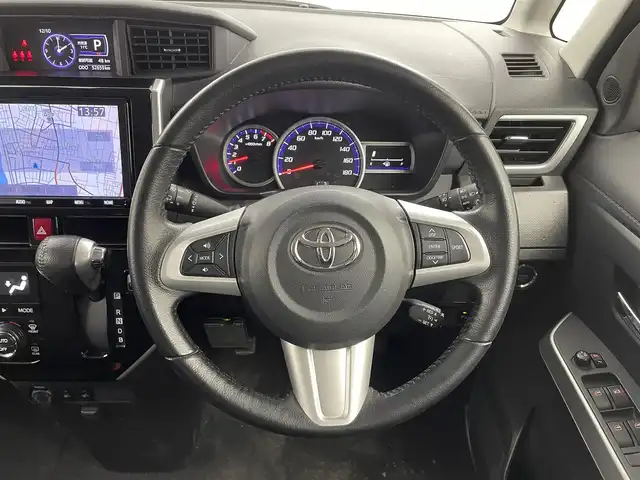 トヨタ ルーミー カスタムG－T 福井県 2019(平31)年 5.3万km レーザーブルークリスタルシャイン 純正9インチナビ 型番：NSZT-Y68T/【CD/DVD/AMFM/BT/TV】/バックカメラ/両側パワースライドドア/クルーズコントロール/LEDヘッドライト/LEDフォグランプ/オートライト/前後コーナーセンサー/前後ドライブレコーダー/後席サンシェード/スマートアシストII/前席シートヒーター