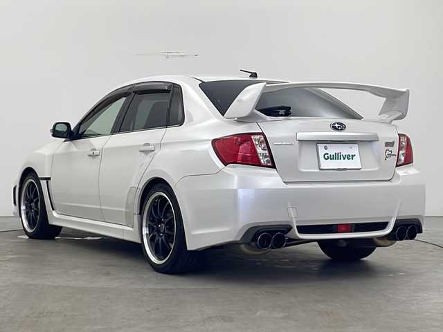 スバル インプレッサ ＷＲＸ STI A－Line 秋田県 2011(平23)年 8.3万km サテンホワイトパール 社外ナビ　フルセグＴＶ　スマートキー　　ＥＴＣ　プッシュスタート　純正フロアマット　運転席パワーシート　レザーシート　横滑り防止装置　ＬＥＤヘッドライト　フォグライト　ライトレベライザー　電格ミラー