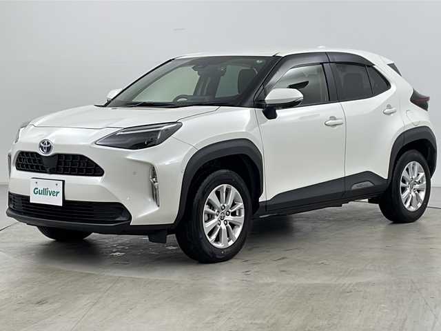 トヨタ ヤリスクロス ハイブリッド G 道央・札幌 2020(令2)年 3.1万km ホワイトパールクリスタルシャイン ・4WD/・純正ナビ&BT&Miracast&USB/・バックカメラ/・サイドカメラ/・パワーバックドア/・トヨタセーフティセンス/・レーダークルーズコントロール/・ブラインドスポットモニター/・ステアリングスイッチ/・ビルトインETC/・社外ドライブレコーダー/・LEDヘッドライト/・オートライト/・スマートキー