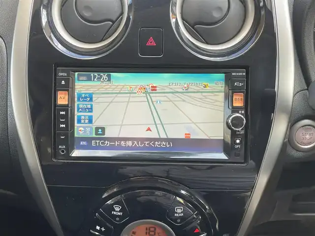 日産 ノート メダリスト 愛知県 2012(平24)年 7.2万km ダークメタルグレー /当店買取/禁煙//純正ナビMC312D-W//アラウンドビューカメラ//フルセグTV/CD/DVD/SD/ Bluetooth/AUX//ハーフレザー/革巻きステアリング//ETC//ISOFIX/ECOモード/Aストップ//Hライトレベライザー//保証書/取説/スマートキー