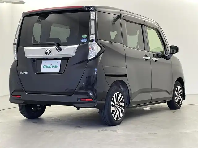 トヨタ タンク カスタムG 福井県 2020(令2)年 3.4万km ブラックマイカメタリック 純正ディラーオプション７インチナビ【NSZT-W66T】/CD/フルセグTV/Bluetooth/SD/AM/FM/ETC/スマートアシスト/両側パワースライドドア /クルーズコントロール/プッシュスタート /スペアキー/オートライト /オートマチックハイビーム/LED/フォグランプ/純正１４インチアルミ