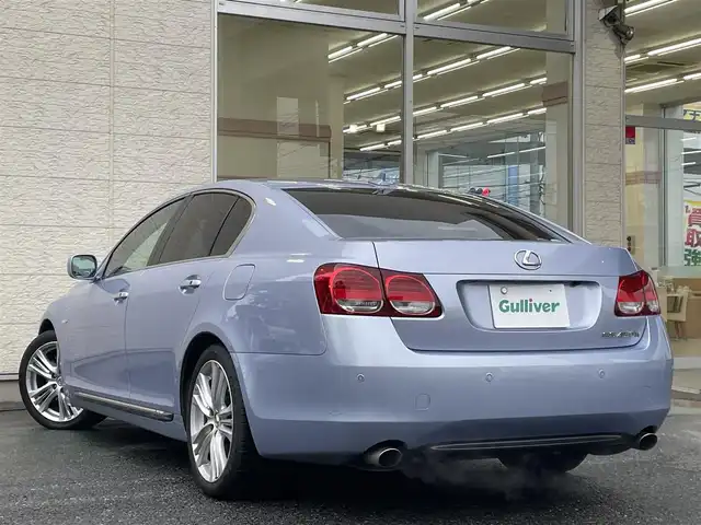 レクサス ＧＳ 450h バージョンL 埼玉県 2006(平18)年 17.7万km プレミアムライトブルー /サンルーフ//純正HDDナビ//バックカメラ//レザーシート//前2席パワーシート//前2席シートヒーター//前2席エアシート//クルーズコントロール//ビルトインETC//スマートキー//キセノン//PCS 衝突軽減ブレーキ//クリアランスソナー//W.サイドエアバッグ//カーテン.ニーエアバッグ//ABS//横滑り防止装置//電動リヤシェード//オートライト//Fフォグランプ//スモークフィルム//純正18インチAW//新車時保証書//取扱説明書//ナビ取説