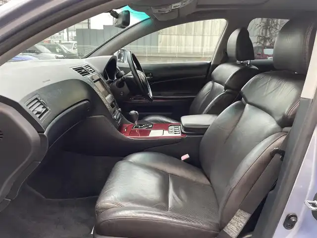 レクサス ＧＳ 450h バージョンL 埼玉県 2006(平18)年 17.7万km プレミアムライトブルー /サンルーフ//純正HDDナビ//バックカメラ//レザーシート//前2席パワーシート//前2席シートヒーター//前2席エアシート//クルーズコントロール//ビルトインETC//スマートキー//キセノン//PCS 衝突軽減ブレーキ//クリアランスソナー//W.サイドエアバッグ//カーテン.ニーエアバッグ//ABS//横滑り防止装置//電動リヤシェード//オートライト//Fフォグランプ//スモークフィルム//純正18インチAW//新車時保証書//取扱説明書//ナビ取説