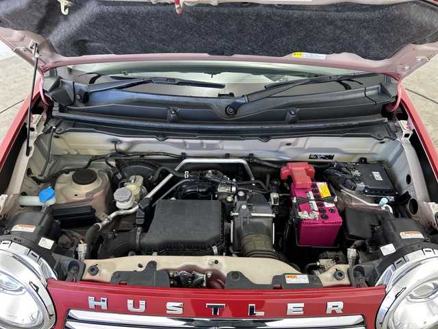 スズキ ハスラー J ターボ 三重県 2019(令1)年 3.5万km フェニックスレッドパール/ブルーイッシュブラックパール /禁煙車//社外ナビ/・フルセグ・Bluetooth・CD・DVD・SD//全方位カメラ//4WD//衝突軽減ブレーキ//車線逸脱警報//前席シートヒーター//パドルシフト//クルーズコントロール//ビルトインETC//アイドリングストップ//革巻きステアリング//ステアリングスイッチ//純正フロアマット//フォグランプ//オートライト//プッシュスタート//スマートキー