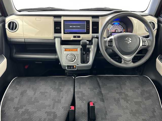 スズキ ハスラー J ターボ 三重県 2019(令1)年 3.5万km フェニックスレッドパール/ブルーイッシュブラックパール /禁煙車//社外ナビ/・フルセグ・Bluetooth・CD・DVD・SD//全方位カメラ//4WD//衝突軽減ブレーキ//車線逸脱警報//前席シートヒーター//パドルシフト//クルーズコントロール//ビルトインETC//アイドリングストップ//革巻きステアリング//ステアリングスイッチ//純正フロアマット//フォグランプ//オートライト//プッシュスタート//スマートキー