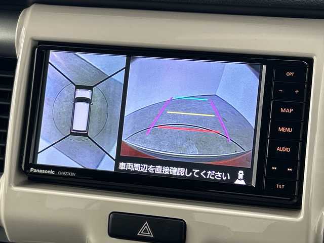 スズキ ハスラー J ターボ 三重県 2019(令1)年 3.5万km フェニックスレッドパール/ブルーイッシュブラックパール /禁煙車//社外ナビ/・フルセグ・Bluetooth・CD・DVD・SD//全方位カメラ//4WD//衝突軽減ブレーキ//車線逸脱警報//前席シートヒーター//パドルシフト//クルーズコントロール//ビルトインETC//アイドリングストップ//革巻きステアリング//ステアリングスイッチ//純正フロアマット//フォグランプ//オートライト//プッシュスタート//スマートキー