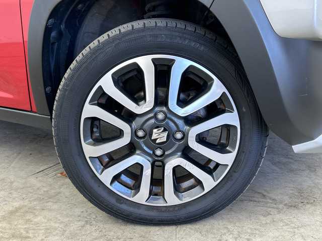 スズキ ハスラー J ターボ 三重県 2019(令1)年 3.5万km フェニックスレッドパール/ブルーイッシュブラックパール /禁煙車//社外ナビ/・フルセグ・Bluetooth・CD・DVD・SD//全方位カメラ//4WD//衝突軽減ブレーキ//車線逸脱警報//前席シートヒーター//パドルシフト//クルーズコントロール//ビルトインETC//アイドリングストップ//革巻きステアリング//ステアリングスイッチ//純正フロアマット//フォグランプ//オートライト//プッシュスタート//スマートキー