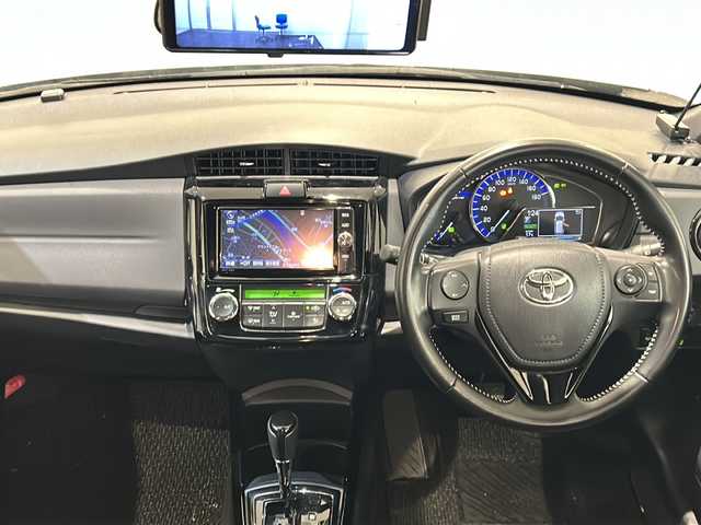 トヨタ カローラ フィールダー ハイブリッドG ダブルバイビー 新潟県 2017(平29)年 7.3万km ブラックマイカ セーフティセンス/-プリクラッシュセーフティ/-レーンディパーチャーアラート/-オートハイビーム /純正SDナビ/(CD/Bluetooth/フルセグTV)/バックカメラ/ETC/ドライブレコーダー/スマートキー/ハーフレザーシート/社外AW/LEDヘッドライト/ワイパーデアイサー