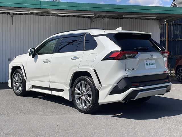 トヨタ ＲＡＶ４ G Zパッケージ 長野県 2022(令4)年 8.5万km ホワイトパールクリスタルシャイン ４WD/TRDエアロ/ブラックレザーシート/カロッツェリアナビフルセグTV/バックカメラ/パワーバックドア/純正１９インチアルミ/シートヒーター /ステアリングヒーター/前後コーナーセンサー/ルーフレール