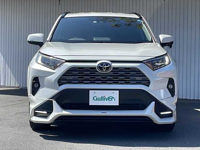 トヨタ ＲＡＶ４ G Zパッケージ 長野県 2022(令4)年 8.5万km ホワイトパールクリスタルシャイン ４WD/TRDエアロ/ブラックレザーシート/カロッツェリアナビフルセグTV/バックカメラ/パワーバックドア/純正１９インチアルミ/シートヒーター /ステアリングヒーター/前後コーナーセンサー/ルーフレール