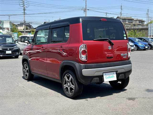 スズキ ハスラー X 岡山県 2015(平27)年 11.7万km フェニックスレッドパール/ブルーイッシュブラックパール スズキ純正スマートフォン連携ナビ/ワンセグTV、CD、AM、FM、/Bluetooth、USB、HDMI/バックカメラ/レーダーブレーキサポート/スマートキー/プッシュスタート/運転席シートヒーター/純正アルミホイール