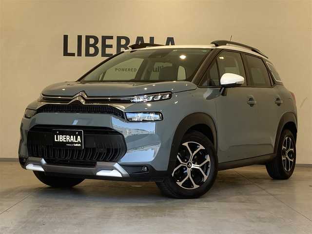 シトロエン Ｃ３ エアクロス シャイン ブルーHDi 熊本県 2022(令4)年 1.4万km グレー 純正ディスプレイオーディオ（AppleCarPlay、Bluetooth）/360°カメラ/ハーフレザーシート/コーナーセンサー/純正16インチアルミホイール/LEDヘッドライト/衝突軽減ブレーキ/BSM/ACC/インテリジェントハイビーム/ETC