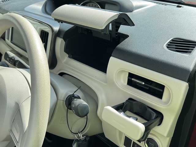 ダイハツ ムーヴ キャンバス G メイクアッフ SA Ⅱ 岐阜県 2017(平29)年 2.6万km ファイアークォーツレッドM 登録時走行距離25635km/純正7型ＳＤナビ　/Blue tooth/CD/AUX/SDミュージックサーバー可/ワンセグテレビ　/両側パワースライドドア　/スマートアシスト　/ＬＥＤヘッドライト　/オートライト　/コーナーセンサー後方　/横滑り防止装置　/エアバッグW/布系シート/ベンチシート/フルフラットシート/社外フロアマット/プッシュスタート　/スマートキー　/アイドリングストップ/エアコンAAC
