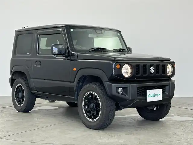 スズキ ジムニー XL 愛知県 2021(令3)年 3.9万km ブルーイッシュブラックパール3 4WD/スズキセーフティサポート/　　・デュアルセンサーブレーキサポート/　　・誤発進抑制機能/　　・車線逸脱警報機能/　　・標識認識機能/パイオニア製7インチディスプレイオーディオ/　　CD/DVD/BT/バックカメラ/ドライブレコーダー/シートヒーター/ダウンヒルアシストコントロール/背面タイヤ