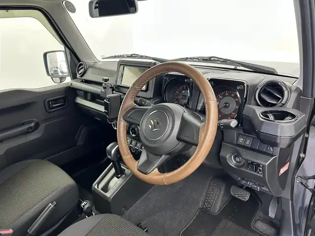 スズキ ジムニー XL 愛知県 2021(令3)年 3.9万km ブルーイッシュブラックパール3 4WD/スズキセーフティサポート/　　・デュアルセンサーブレーキサポート/　　・誤発進抑制機能/　　・車線逸脱警報機能/　　・標識認識機能/パイオニア製7インチディスプレイオーディオ/　　CD/DVD/BT/バックカメラ/ドライブレコーダー/シートヒーター/ダウンヒルアシストコントロール/背面タイヤ