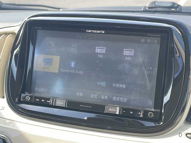 フィアット ５００ プーラ 静岡県 2018(平30)年 4.6万km ベージュＭ 200台限定/社外ナビ/地デジTV/社外CD/DVD/Bluetooth/バックカメラ/純正15インチAW/サンフール/ETC/AUX/USB/キーレス/コーナーセンサー/保証書/取説