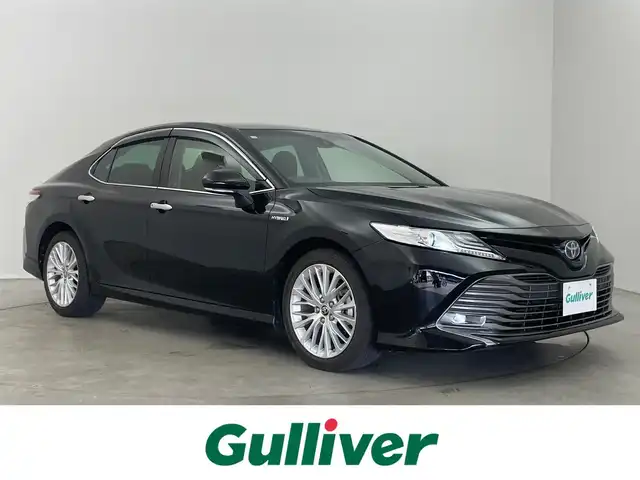 トヨタ カムリ G レザーパッケージ 埼玉県 2020(令2)年 1.9万km アティチュードブラックマイカ 純正ディスプレイオーディオ　バックカメラ　ＢＳＭ　ＨＵＤ　セーフティセンス　ビルトインＥＴＣ　レーダークルーズ　シートヒーター　純正アルミ　オートブレーキホールド　オートハイビーム　ＬＥＤライト