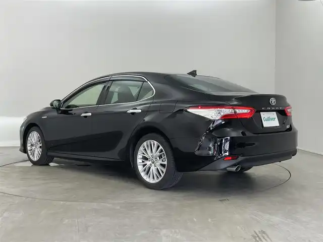 トヨタ カムリ G レザーパッケージ 埼玉県 2020(令2)年 1.9万km アティチュードブラックマイカ 純正ディスプレイオーディオ　バックカメラ　ＢＳＭ　ＨＵＤ　セーフティセンス　ビルトインＥＴＣ　レーダークルーズ　シートヒーター　純正アルミ　オートブレーキホールド　オートハイビーム　ＬＥＤライト