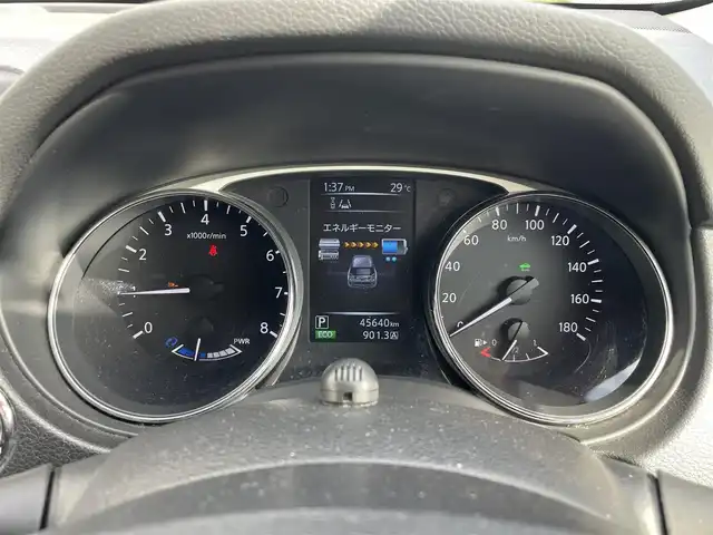 日産 エクストレイル ハイブリッド 20X ブラック エクストリーマーX ブレーキ 道央・札幌 2015(平27)年 4.6万km ダイヤモンドブラック 衝突軽減ブレーキ/レーンキープアシスト/クリアランスソナー/純正8インチナビ(MM514D-L)/・フルセグ/BT/DVD/CD/USB/フリップダウンモニター/ステアリングスイッチ/ETC/シートヒーター(D/N席)/LEDヘッドライト/オートライト/フォグライト/スマートキー/プッシュスタート/純正フロアマット/純正17インチAW