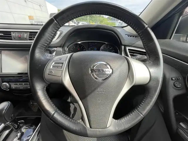 日産 エクストレイル ハイブリッド 20X ブラック エクストリーマーX ブレーキ 道央・札幌 2015(平27)年 4.6万km ダイヤモンドブラック 衝突軽減ブレーキ/レーンキープアシスト/クリアランスソナー/純正8インチナビ(MM514D-L)/・フルセグ/BT/DVD/CD/USB/フリップダウンモニター/ステアリングスイッチ/ETC/シートヒーター(D/N席)/LEDヘッドライト/オートライト/フォグライト/スマートキー/プッシュスタート/純正フロアマット/純正17インチAW