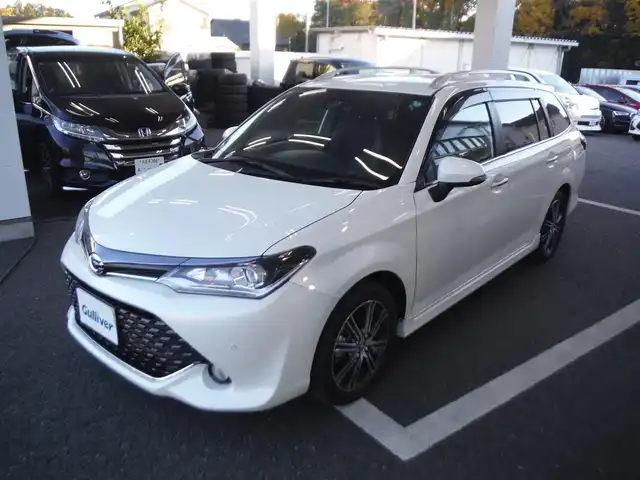 トヨタ カローラ フィールダー 1．5G ダブルバイビー 東京都 2016(平28)年 2.3万km パール ワンオーナー車/保証書・取説あり/純正ナビ・TV・DVD・BT/　バックカメラ・2.0ETC/　nanoe/　ドライブレコーダー/トヨタセーフティセンス/　プリクラッシュセーフティ/　レーンキープアシスト/　コーナーセンサー/LEDヘッドライト/ハーフレザーシート/スマートキー×2個