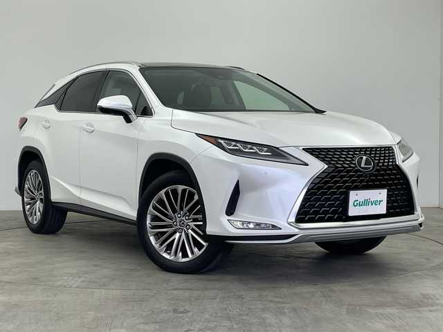 レクサス ＲＸ 300 バージョンL 群馬県 2021(令3)年 4.8万km パール 純正メモリナビ　禁煙車　レーダークルーズコントロール　パワーバックドア　アラウンドビューモニター　サンルーフ　全席パワーシート　フォグランプ　LEDライト　プッシュスタート　ハンドルヒーター