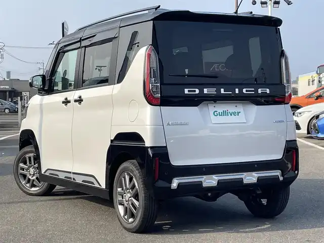 三菱 デリカミニ T プレミアム 長崎県 2025(令7)年 0.5万km アメジストブラック/シルキーホワイト ワンオーナー/ALPINE10インチナビ/CD/DVD/BT/フルセグTV/全方位/バックカメラ/両側パワースライドドア/マイパイロット/衝突被害軽減システム/ハーフレザーシート/前席シートヒーター/ステアリングヒーター/デジタルインナーミラー/ナビ連動ドライブレコーダー/パドルシフト/ステアリングスイッチ/ルーフレール/後席サンシェード/LEDヘッドライト/ETC