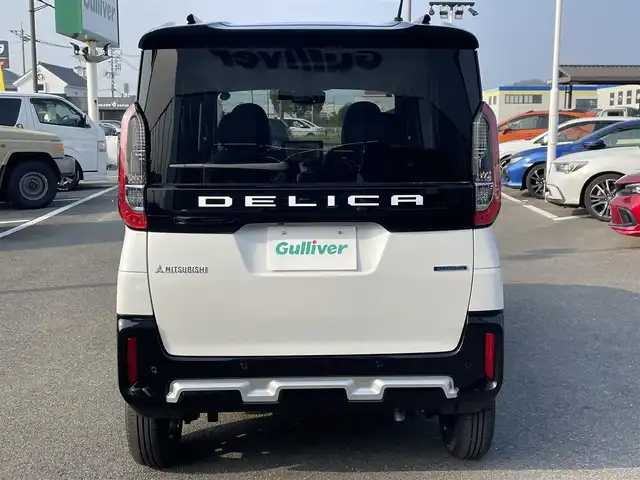 三菱 デリカミニ T プレミアム 長崎県 2025(令7)年 0.5万km アメジストブラック/シルキーホワイト ワンオーナー/ALPINE10インチナビ/CD/DVD/BT/フルセグTV/全方位/バックカメラ/両側パワースライドドア/マイパイロット/衝突被害軽減システム/ハーフレザーシート/前席シートヒーター/ステアリングヒーター/デジタルインナーミラー/ナビ連動ドライブレコーダー/パドルシフト/ステアリングスイッチ/ルーフレール/後席サンシェード/LEDヘッドライト/ETC