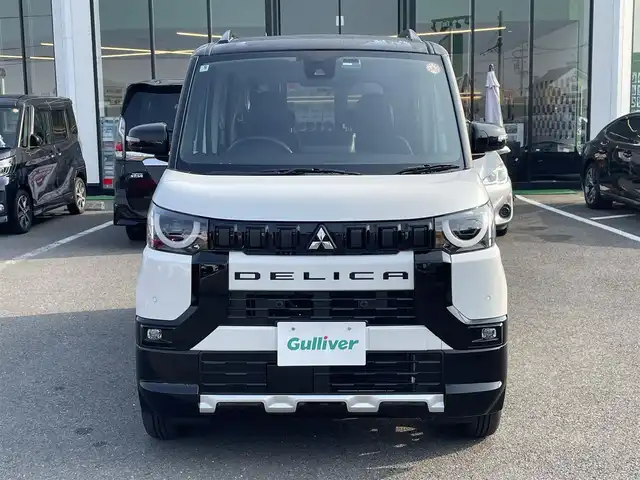 三菱 デリカミニ T プレミアム 長崎県 2025(令7)年 0.5万km アメジストブラック/シルキーホワイト ワンオーナー/ALPINE10インチナビ/CD/DVD/BT/フルセグTV/全方位/バックカメラ/両側パワースライドドア/マイパイロット/衝突被害軽減システム/ハーフレザーシート/前席シートヒーター/ステアリングヒーター/デジタルインナーミラー/ナビ連動ドライブレコーダー/パドルシフト/ステアリングスイッチ/ルーフレール/後席サンシェード/LEDヘッドライト/ETC