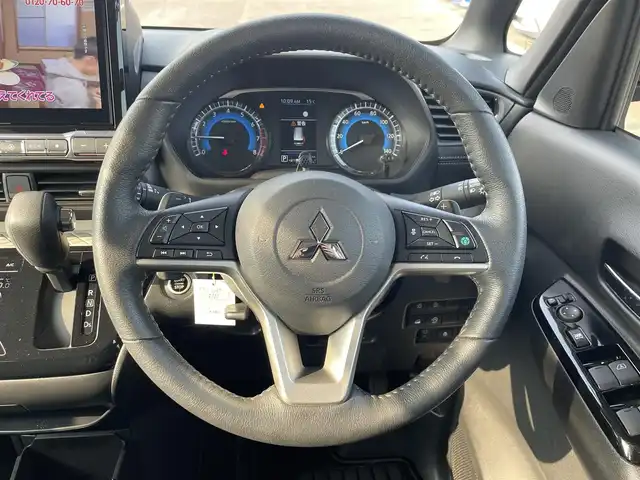 三菱 デリカミニ T プレミアム 長崎県 2025(令7)年 0.5万km アメジストブラック/シルキーホワイト ワンオーナー/ALPINE10インチナビ/CD/DVD/BT/フルセグTV/全方位/バックカメラ/両側パワースライドドア/マイパイロット/衝突被害軽減システム/ハーフレザーシート/前席シートヒーター/ステアリングヒーター/デジタルインナーミラー/ナビ連動ドライブレコーダー/パドルシフト/ステアリングスイッチ/ルーフレール/後席サンシェード/LEDヘッドライト/ETC