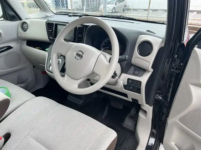日産 デイズ ルークス S 広島県 2019(平31)年 4万km ブラック 　　走行距離：39179km（入庫時）/2W/アイドリングストップ/スライドドアオートクローザー（助手席側）/　○タイヤ（純正）/・155/65R/・14インチホイールキャップ/ETC/社外ナビ/・Bluetooth/・ワンセグTV/無塗装加飾付ブラックセンサーパネル/無塗装エアコン吹出口/ファインビジョンメーター/ウレタン製スタリングホイール/SRSエアバック（運転席/助手席）/ABS/ダイヤル式マニュアルエアコン/無塗装シフトノブ/シフトボタン/アイボリースエード調クロスシート/リモコンキー/ビ